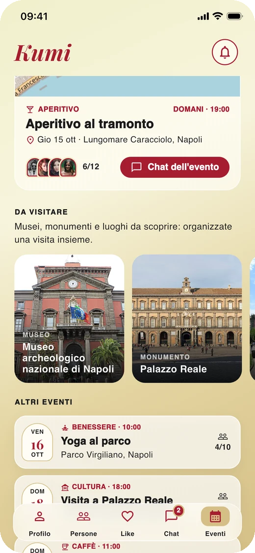 La sezione Da visitare con musei e monumenti
