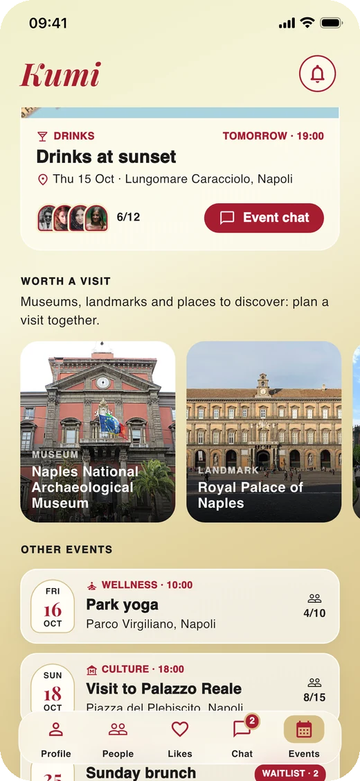 The Worth a visit section with museums and landmarks
